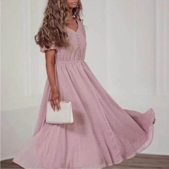 JESSAKAE HIGHBURY DRESS Pink XSMALL - Picture 11 of 11